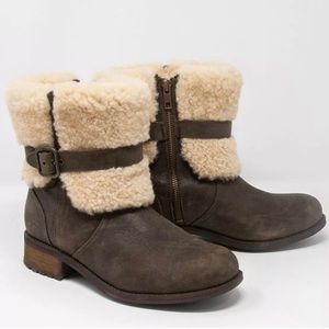 UGG Blayre II Shearling Cuff Bootie